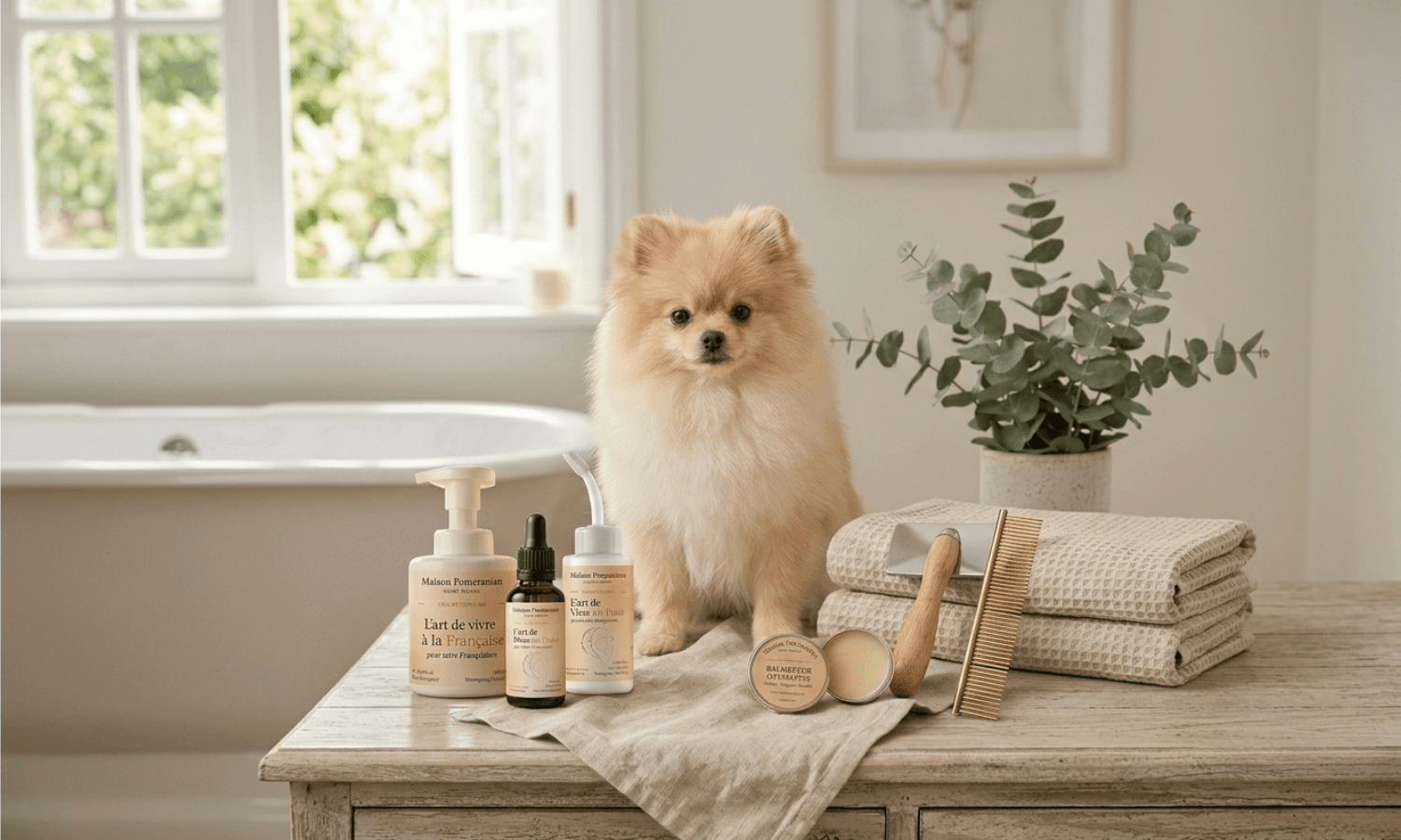 Le Soin Splitz : Le Secret d'un Pelage de Pomeranian Impeccable — Soins et accessoires Pomeranian